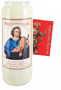 NOVENENKERZE HL. JUDAS THADDÄUS im Set